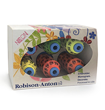 robison-anton embroidery thread neon gift pack