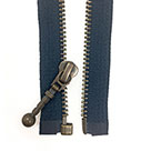 ykk zipper antique brass separating
