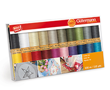 gutermann cotton 20 spool thread gift pack