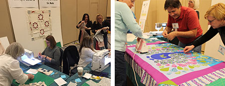 iron quilter competition spring quilt market