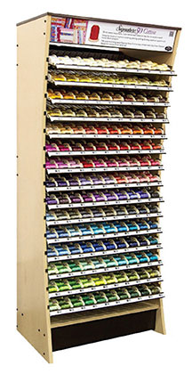 signature cotton quilting thread curve floor fixture