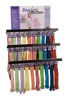 ykk zipper wall display