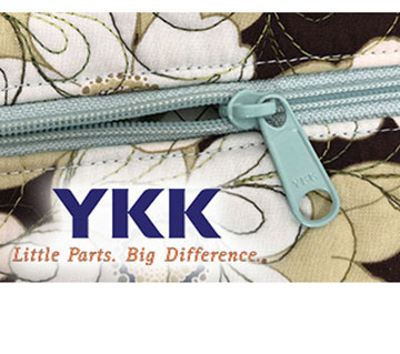 a&e ykk zippers